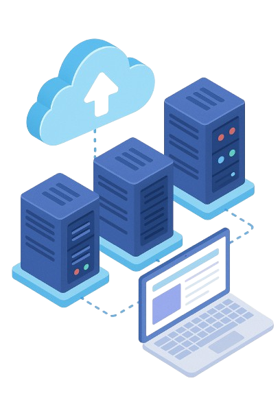 Cloud Hosting Illustration