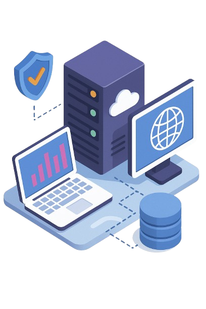 Cloud Hosting Illustration