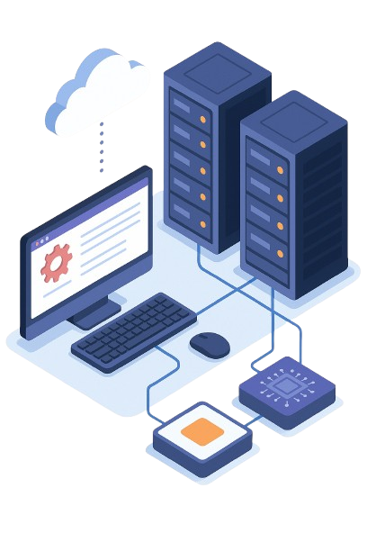 Premium Hosting Illustration